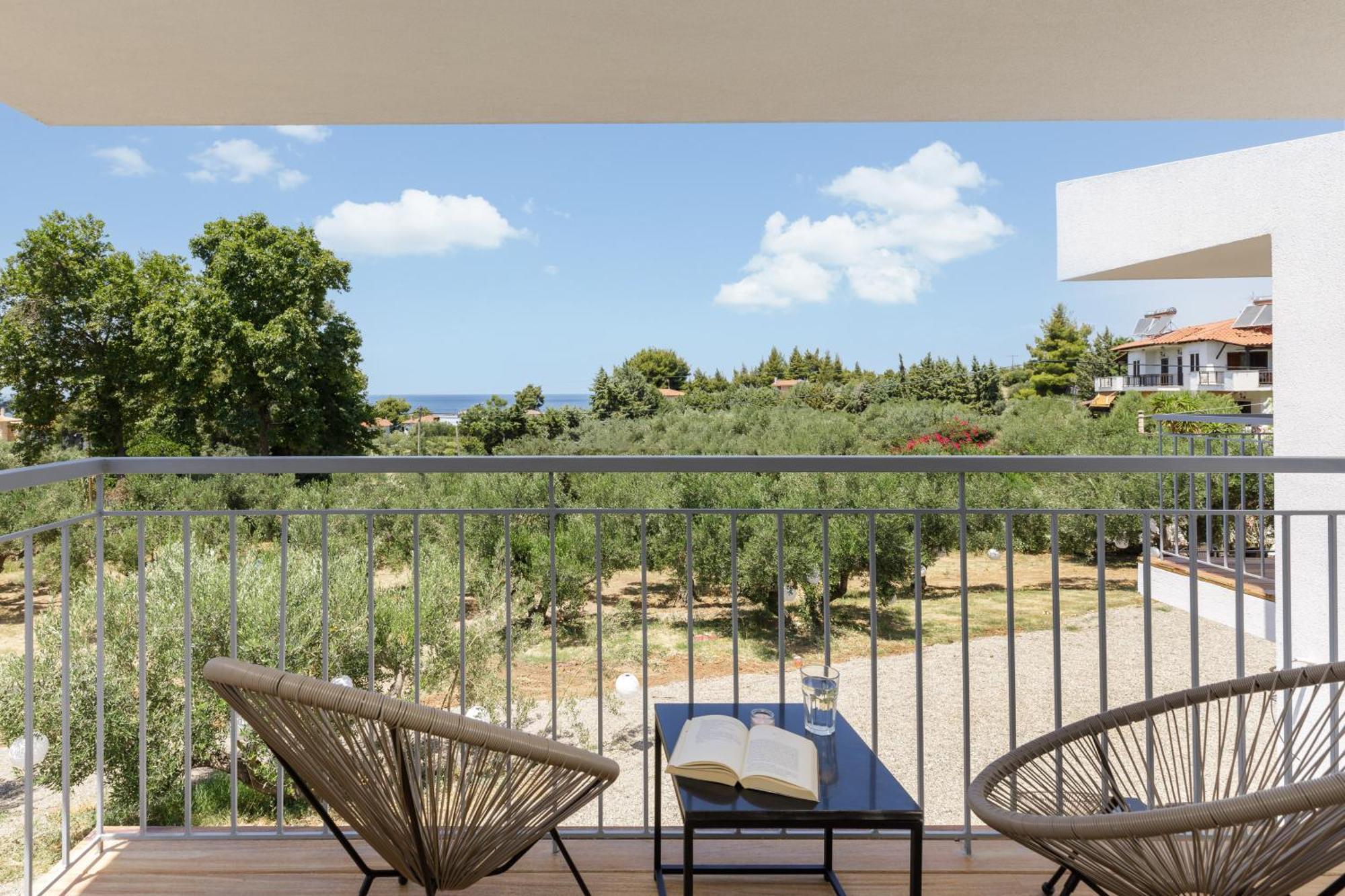 Olea Villas By Halu!, Cozy Villa In Nikiti 拉戈曼德拉 外观 照片